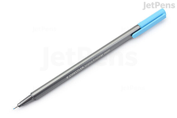 Staedtler TriPlus Fineliner Pen - 0.3 mm - Neon Blue