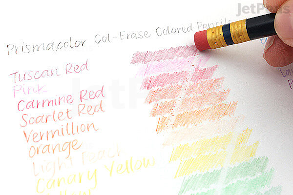 Prismacolor Col-Erase Pencil w/Eraser 24 Assorted Colors/Set 20517