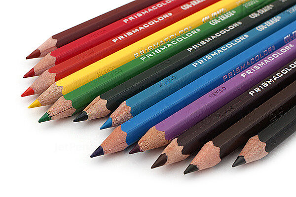 Prismacolor Col-Erase Colored Pencil - 12 Color Set