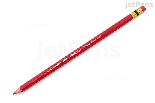 Prismacolor Col Erase Colored Pencil Carmine Red 20045 Jetpens