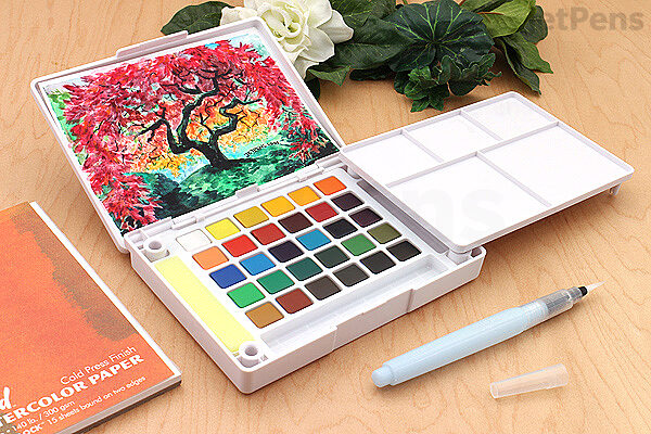 Sakura KOI WATERCOLORS SKETCH BOX 18 Colors With Waterbrush XNCW18N* –  Simon Says Stamp