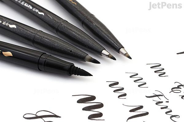 Pentel Fudemoji Brush Sign Pen - Extra Fine - JetPens.com