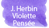 J. Herbin Violette Pensée (Pensive Violet)