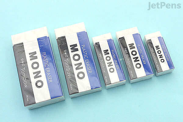 Tombow PE-09A Mono Plastic Eraser 57332, Jumbo, 3-1/8 x 1-1/2 x 9/16
