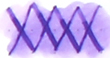 Waterman Tender Purple - Brush Test