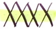 Noodler's Purple Wampum - Ink Highlighter Test