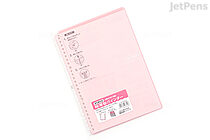 Kokuyo Campus Smart Ring Binder Notebook - B5 - 26 Rings - Light Pink - KOKUYO RU-SP700NLP