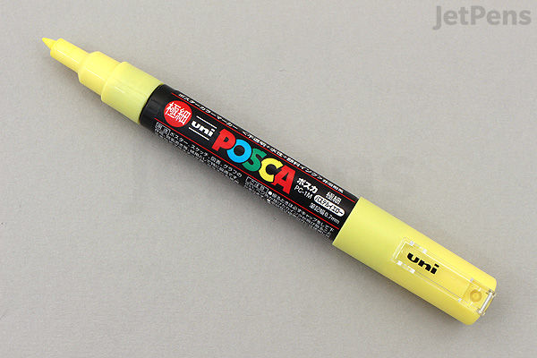 Uni Posca Paint Marker PC-1M Pastel Yellow Extra Fine Point