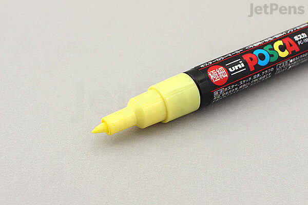 Uni Posca Paint Marker PC-1M - Pastel Yellow - Extra Fine Point