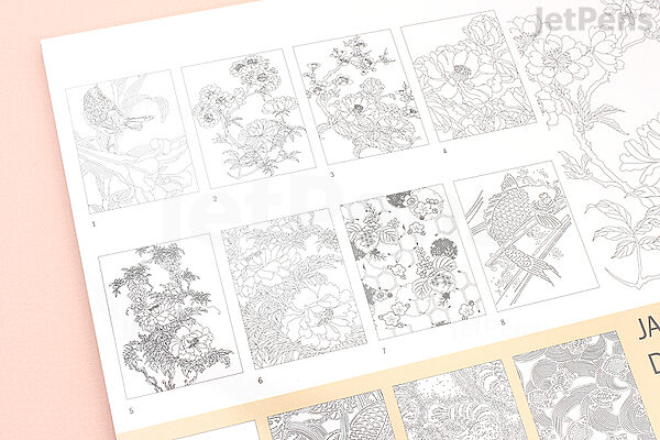 Download Pepin Artist S Coloring Book Japanese Designs Jetpens