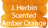 J. Herbin Scented Amber Orange