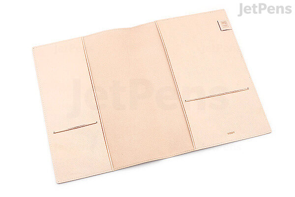 MD Notebook Cover in Goatskin Leather - The Paper Seahorse