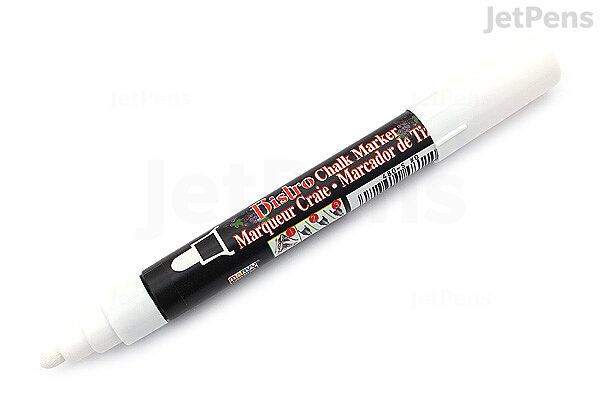 Marvy Uchida Fine Point Erasable Chalk Markers White 2/Pack 526482WHA