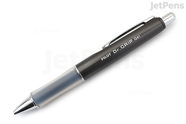 PILOT Dr. Grip Limited Retractable Gel Ink Pen, Fine Point, Gray Barrel,  Black Ink, 1 Pack - DroneUp Delivery