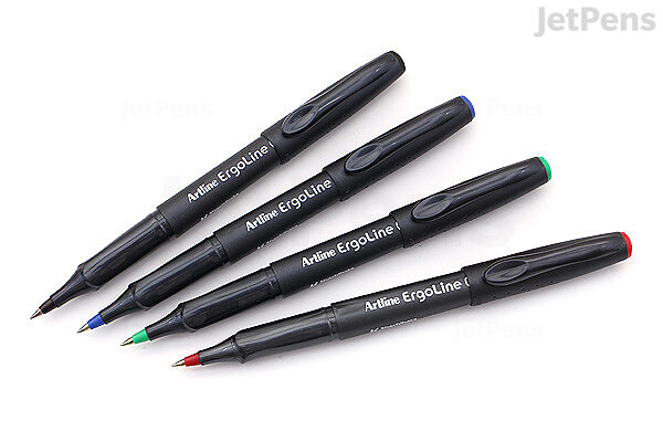 Artline Ergoline Calligraphy Pen Set with 3 Nib Sizes (Blue) - 1 Set