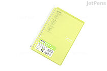 Kokuyo Campus Smart Ring Binder Notebook - A5 - 20 Rings - Lime Green - KOKUYO RU-SP130NYG