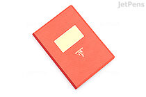Clairefontaine Collection 1951 Clothbound Notebook - A5 - Lined - Red Coral - CLAIREFONTAINE 195446