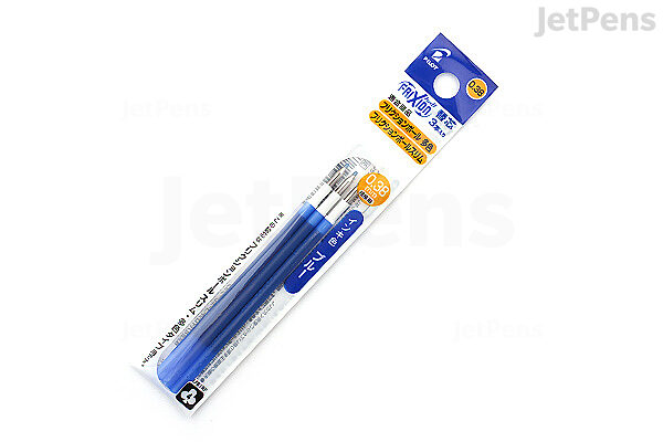 Pilot Frixion Erasable Rollerball Pen Fine 0.5mm Tip- Blue, Pen and 3  Refills