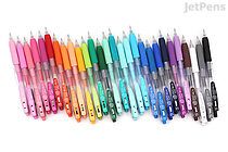Zebra Sarasa Clip Gel Pen - 0.5 mm - 28 Color Bundle - JETPENS ZEBRA JJ15 BUNDLE