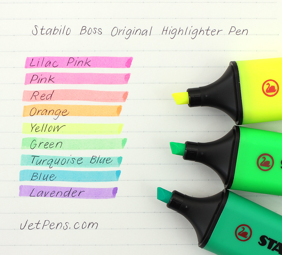 Stabilo Boss Original Highlighter - 9 Color Bundle - JetPens.com