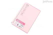 Kokuyo Campus Smart Ring Binder Notebook - A5 - 20 Rings - Light Pink - KOKUYO RU-SP130NLP