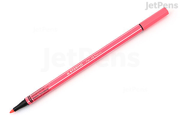 combinatie onstabiel Vete Stabilo Pen 68 Marker - 1.0 mm - Neon Red | JetPens