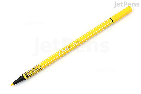 Lach Specialist Bloeden Stabilo Pen 68 Marker - 1.0 mm - Lemon Yellow | JetPens