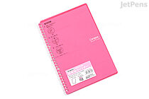 Kokuyo Campus Smart Ring Binder Notebook - B5 - 26 Rings - Vivid Pink - KOKUYO RU-SP700NP