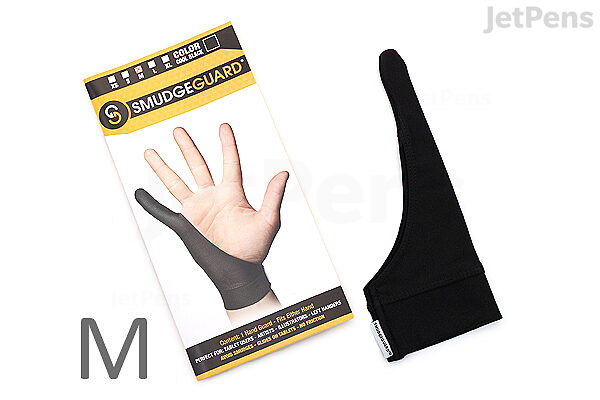 8 Pairs Digital Drawing Glove Paper Sketching Glove Two-Finger Artist Glove, Size: One size, Black