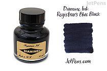 Diamine Registrar's Blue-Black Ink - 30 ml Bottle - DIAMINE INK 3038