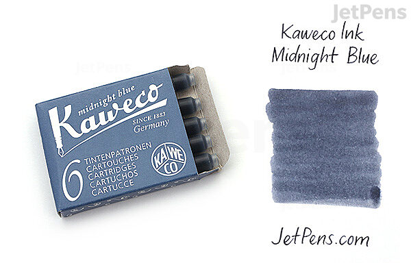Kaweco Midnight Blue Ink 6 Cartridges Jetpens