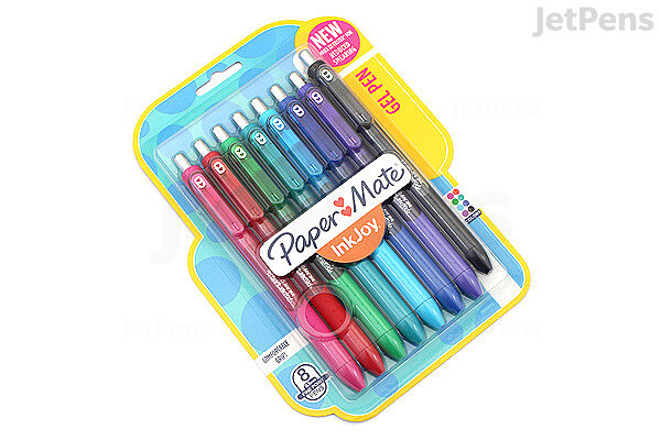 Paper Mate InkJoy Retractable Ballpoint Pen 8 Pack