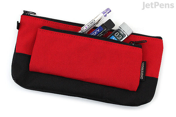 Nomadic's Non Slip Pen Case PS-01 - Flat - Red | JetPens