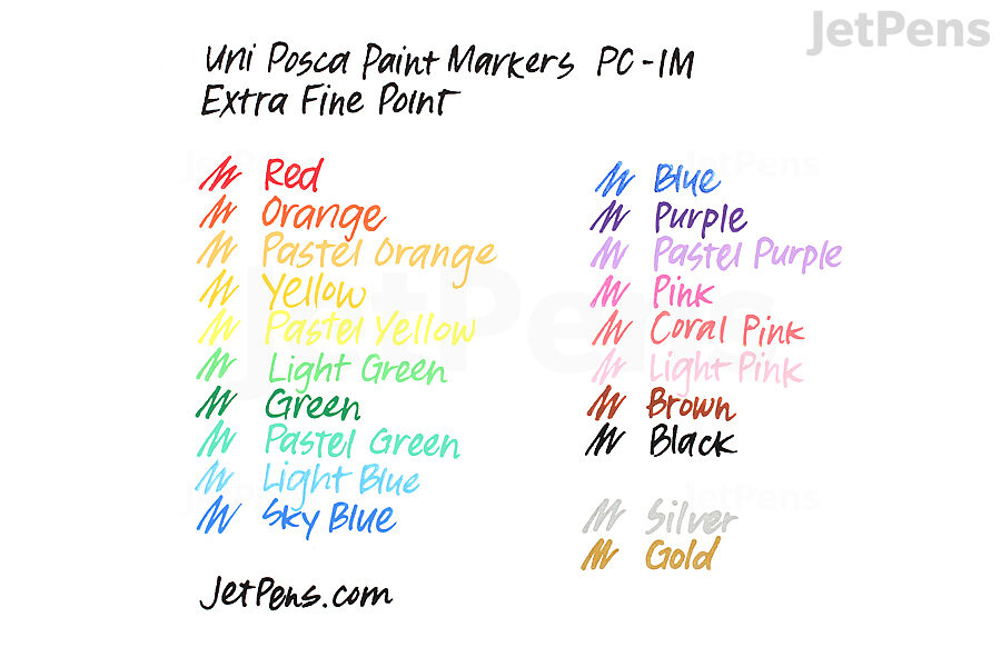 Uni POSCA Marker PC-1M Extra Fine Straw Yellow