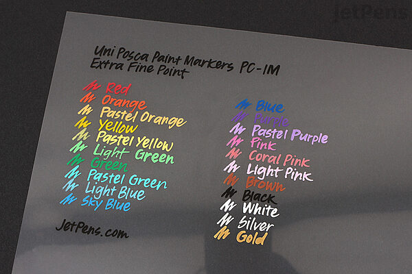Uni Posca Paint Marker FULL RANGE Bundle Set Fine Point (PC-3M) 24