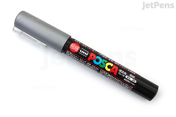 Pinnacle - Uni Paint Markers - Fine Point - Silver