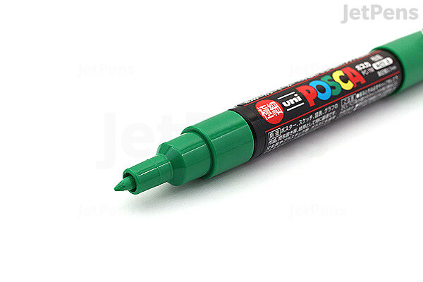 Posca Marker : Pc-1m : Extra-Fine Bullet Tip : 0.7mm : Green