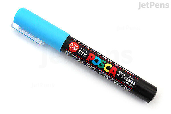 Posca PC-1M Extra Fine Light Blue Paint Marker