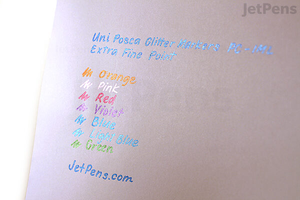 Uni Posca Glitter Paint Marker PC-1ML - Extra Fine – Yoseka Stationery