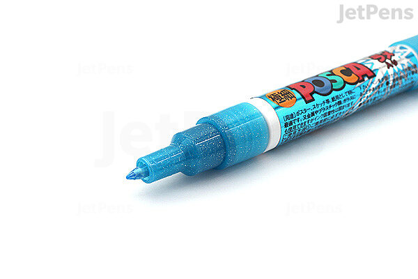 Posca Marker Extra Fine Point Tip 1m [Glitter Light Blue]
