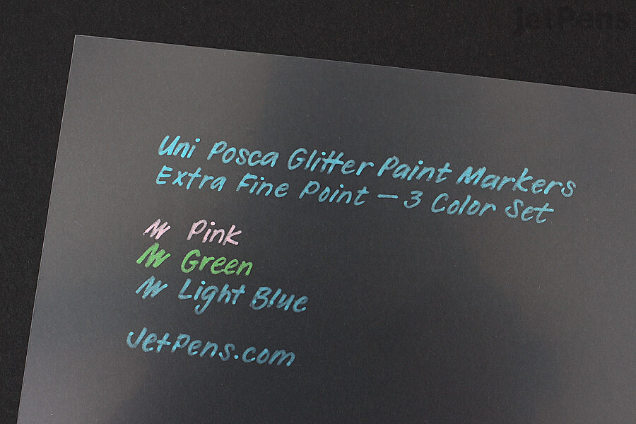Uni Posca Glitter Paint Marker PC-1ML - Extra Fine – Yoseka Stationery