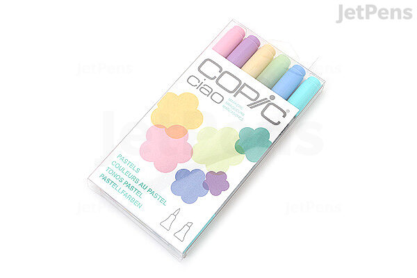Copic Ciao Marker - 6 Color Set - Pastels