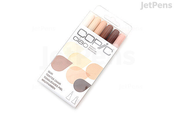 People & Skin Tones Copic Markers Ciao Artist Doodle Set Copic