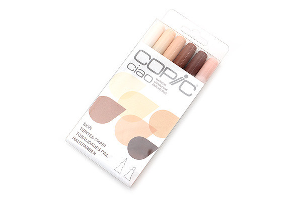 Copic Ciao Marker - 6 Color Set - Skin - COPIC I6SKIN