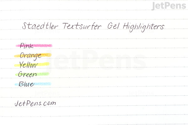Staedtler Gel Highlighter Textsurfer Gel 3 Color Set (264 PB3)