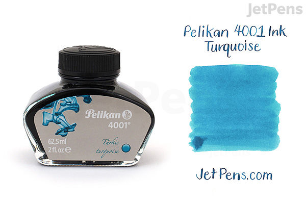 Pelikan 4001 Turquoise Ink ml Bottle JetPens - Main Image
