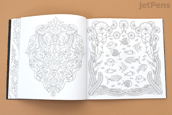 Lost Ocean An Inky Adventure Coloring Book Johanna Basford