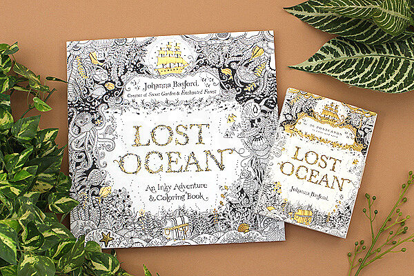 Lost Ocean: An Inky Adventure and Coloring Book, Johanna Basford