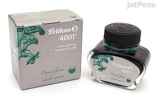 Pelikan 4001 Dark Green Ink - 30 ml Bottle - PELIKAN 300056