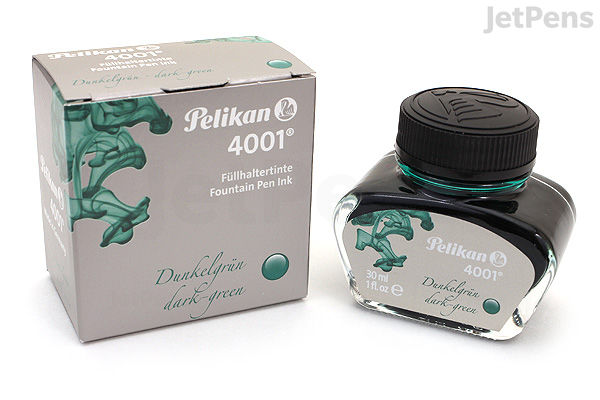 Pelikan 4001 Dark Green Ink 30 ml Bottle JetPens